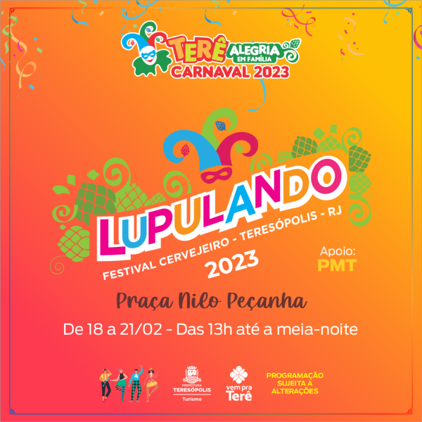 Leia mais sobre o artigo ‘Terê Alegria em Família’: Festival Cervejeiro Lupulando agita a Praça Nilo Peçanha, no Alto