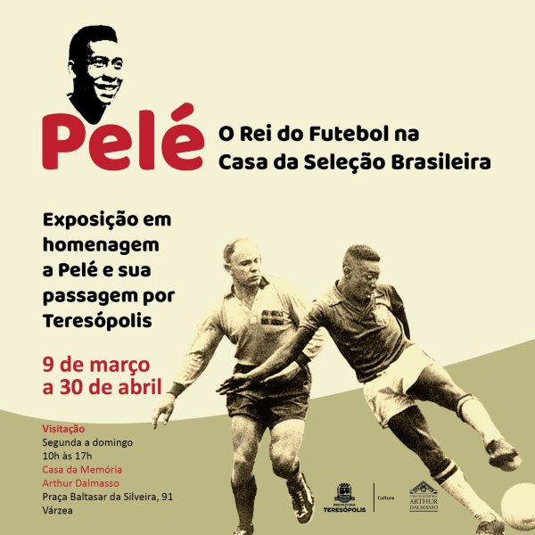 Leia mais sobre o artigo Teresópolis faz exposição em homenagem a Pelé