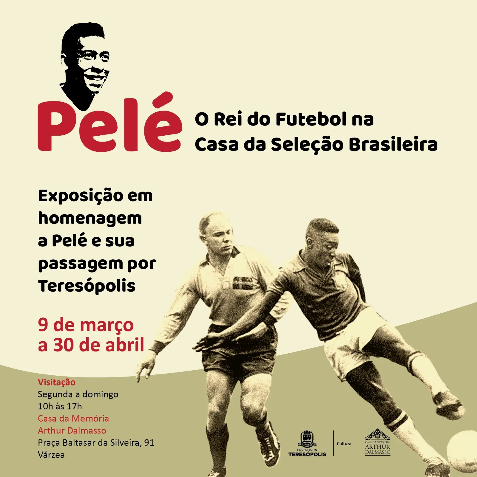 Você está visualizando atualmente Teresópolis faz exposição em homenagem a Pelé