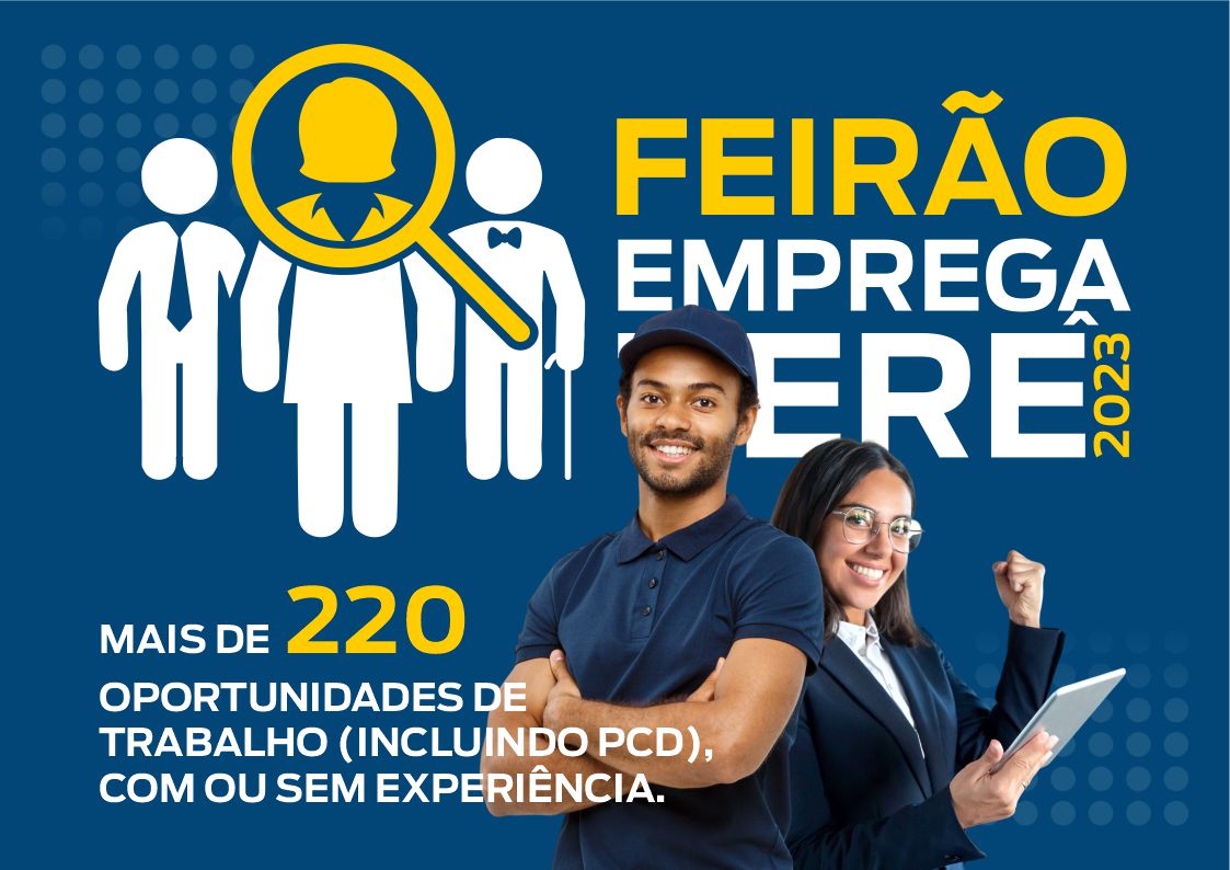 No momento você está vendo 1º Feirão Emprega Terê de 2023 acontece de 27 a 31/03, com mais de 220 oportunidades de emprego