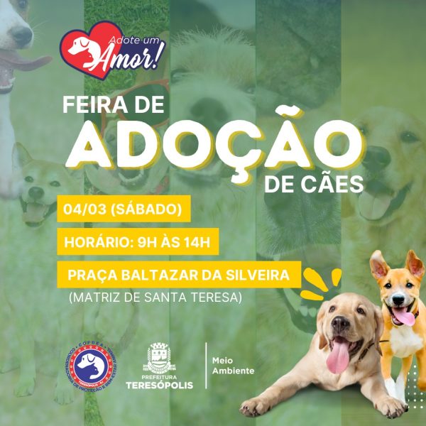 Read more about the article ‘Adote um AUmigo’: feira de adoção de cães da COPBEA acontece neste sábado, 04/03, na Praça Santa Teresa