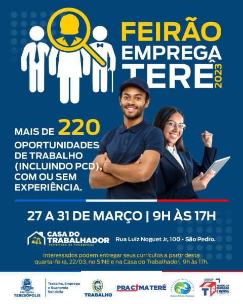 Leia mais sobre o artigo 1º Feirão Emprega Terê de 2023 faz mais de 100 atendimentos e encaminhamentos para entrevistas no primeiro dia   