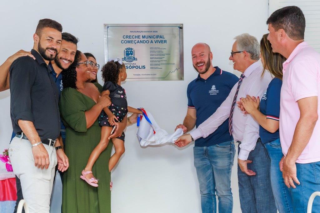 Você está visualizando atualmente Prefeitura inaugura nova sede da Creche Começando a Viver, na Granja Guarani