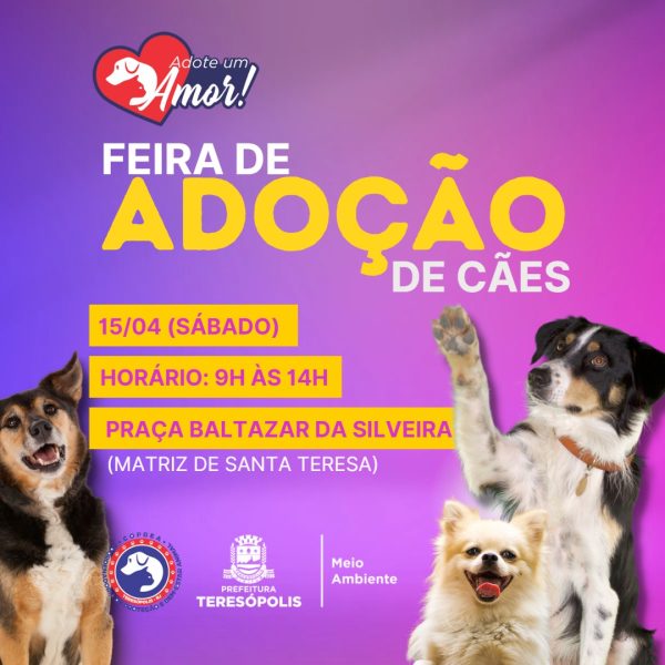 Leia mais sobre o artigo ‘Adote um CÃOpanheiro’: feira de adoção de cães da COPBEA acontece neste sábado, 15, na Praça Santa Teresa