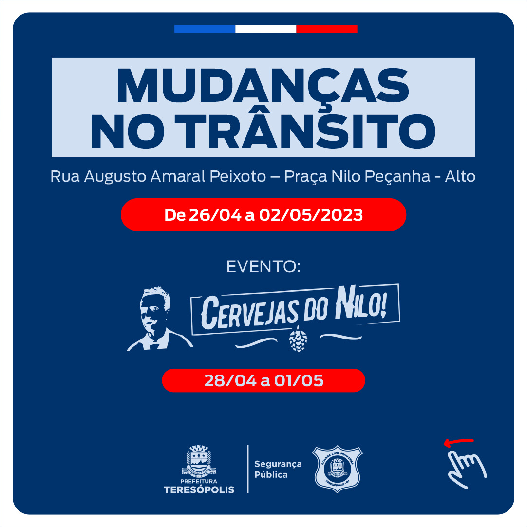 Você está visualizando atualmente ‘Cervejas do Nilo’: Confira as alterações no trânsito no entorno da Praça Nilo Peçanha