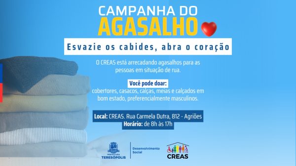 Leia mais sobre o artigo Campanha do agasalho CREAS 2023