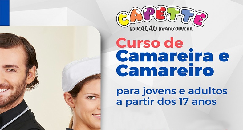 Leia mais sobre o artigo CAPETTE abre inscrições para o curso gratuito de camareira e camareiro