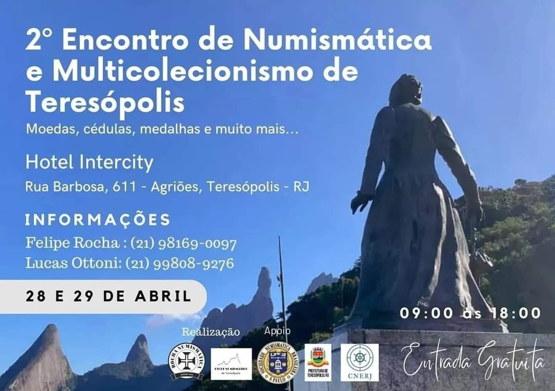 Você está visualizando atualmente 2º Encontro de Numismática acontece em Teresópolis neste final de semana