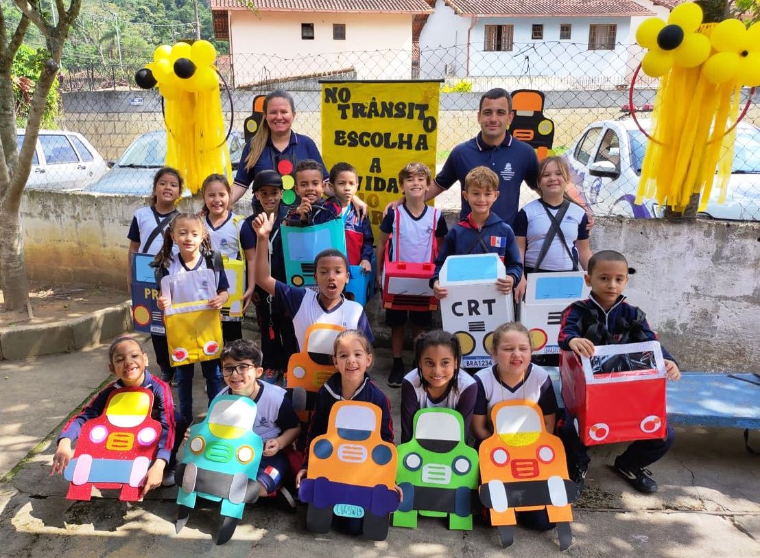 No momento você está vendo Maio Amarelo: Guarda Civil Municipal segue com atividades de educação para o trânsito nas escolas