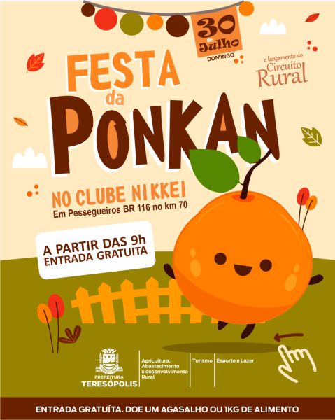 Leia mais sobre o artigo Prefeitura de Teresópolis promove Festa da Ponkan neste final de semana