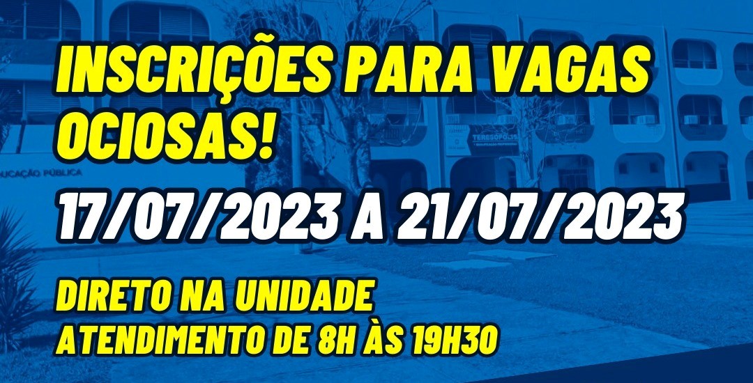 Você está visualizando atualmente Faetec Teresópolis com inscrições para vagas ociosas até a próxima sexta, 21