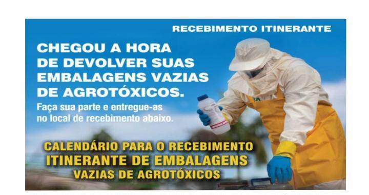 Você está visualizando atualmente Coleta itinerante de embalagens vazias de agrotóxicos será realizada no interior de Teresópolis