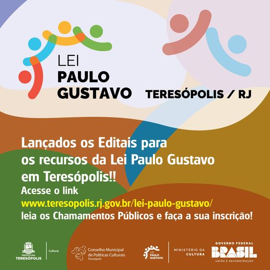 Você está visualizando atualmente Teresópolis lança os editais para os recursos da Lei Paulo Gustavo