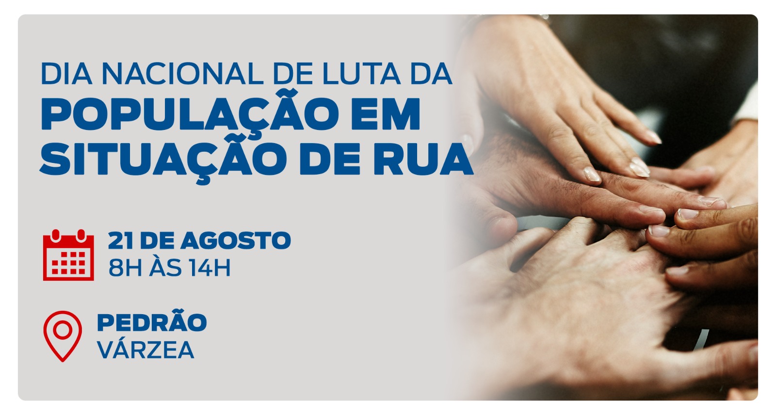 Leia mais sobre o artigo Dia Nacional de Luta da População em Situação de Rua: Assistência Social, Saúde,  Trabalho e Esporte realizam ação especial para marcar a data