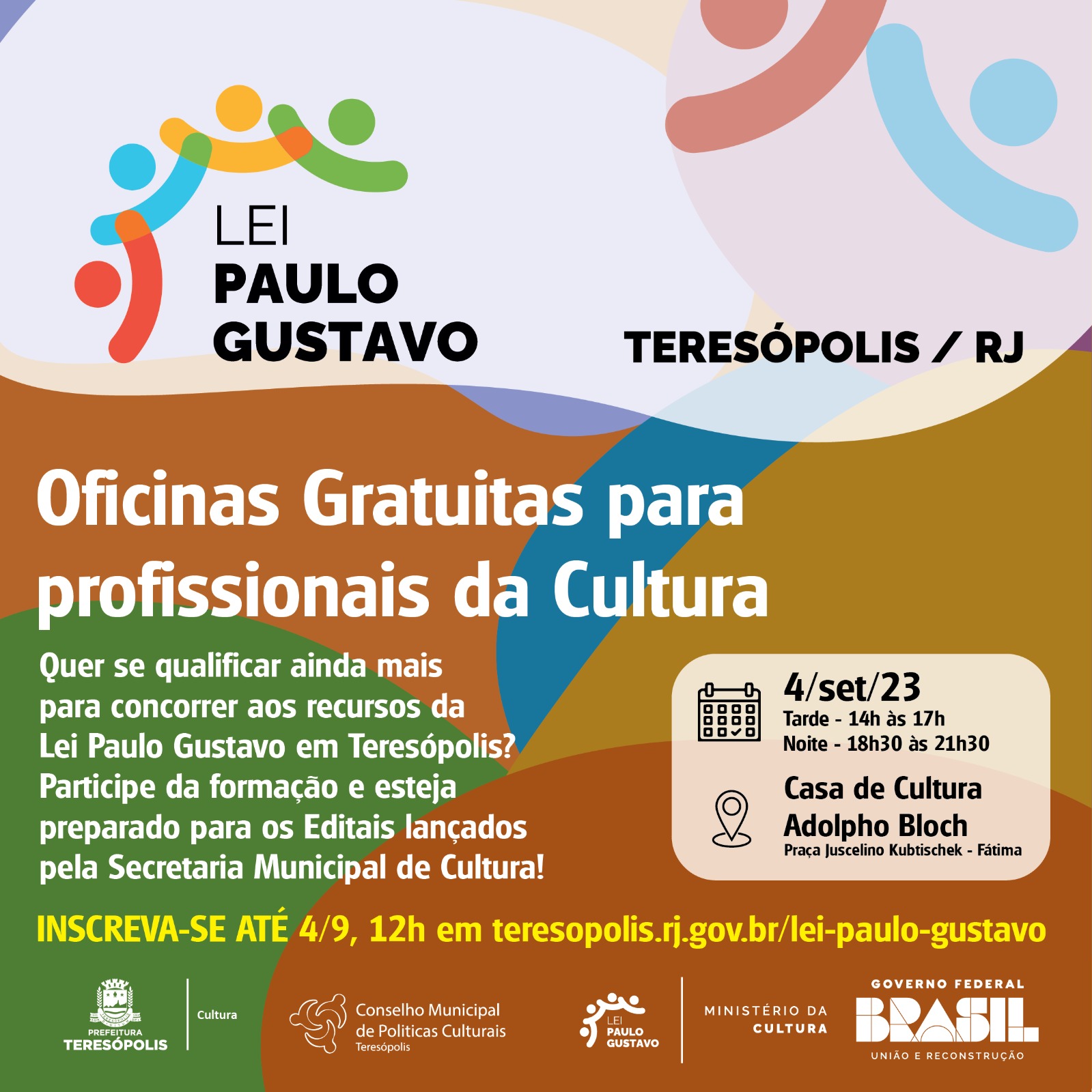 Você está visualizando atualmente Lei Paulo Gustavo: Teresópolis realiza oficinas dia 04 de setembro sobre elaboração de projetos