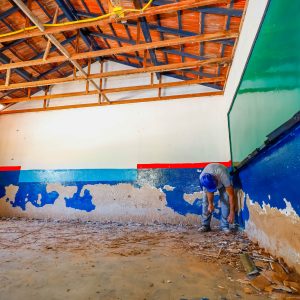 Prefeitura inicia obra de reforma geral da Escola Municipal Nossa Senhora Aparecida, no interior