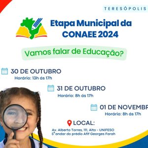 Teresópolis promove etapa municipal da Conferência Nacional de Educação