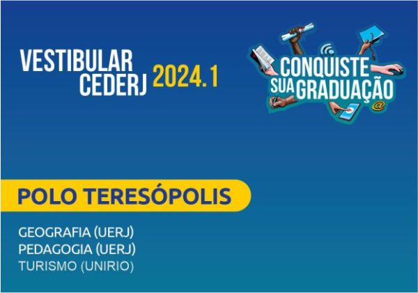 Leia mais sobre o artigo Inscrições para o Vestibular CEDERJ 2024.1 seguem até 12 de novembro