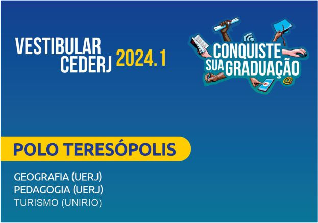 Leia mais sobre o artigo Inscrições para o Vestibular CEDERJ 2024.1 seguem até 12 de novembro