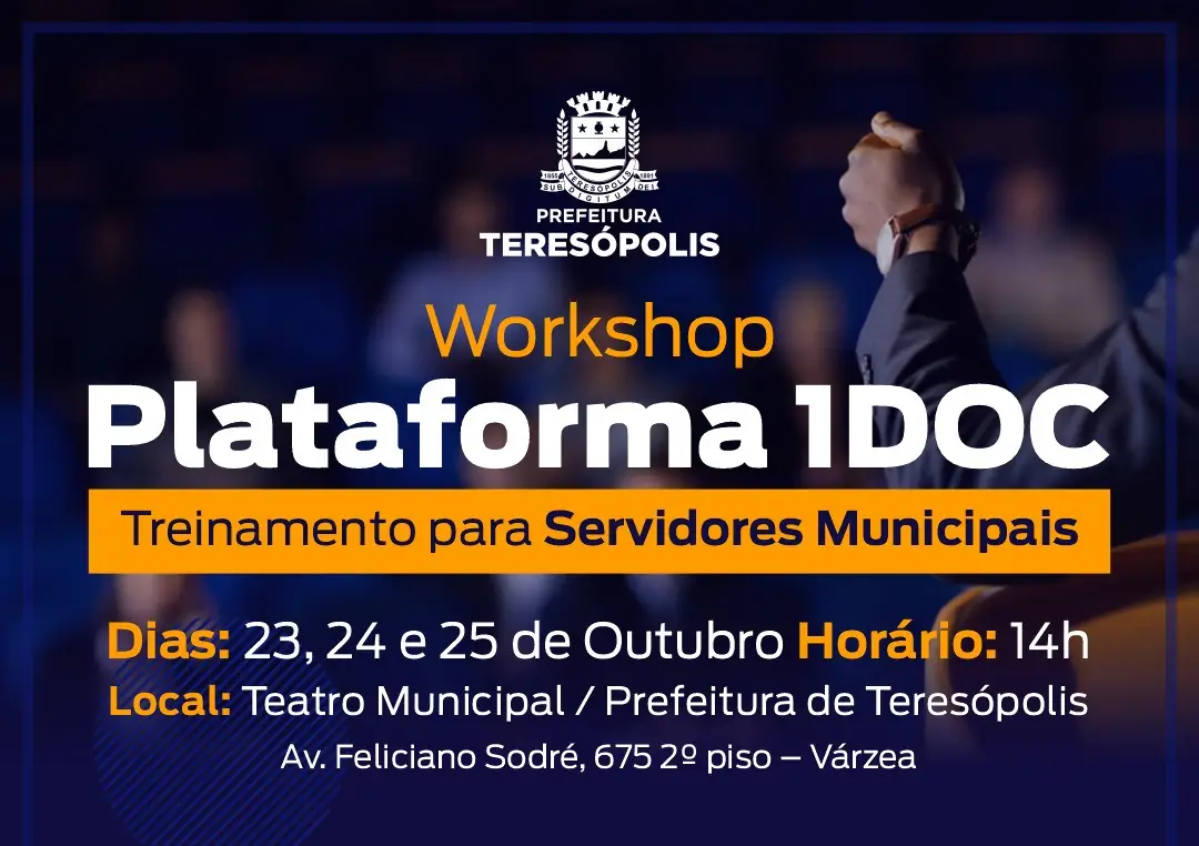 Você está visualizando atualmente Prefeitura realiza Workshop TerêGov Digital sobre a Plataforma 1DOC