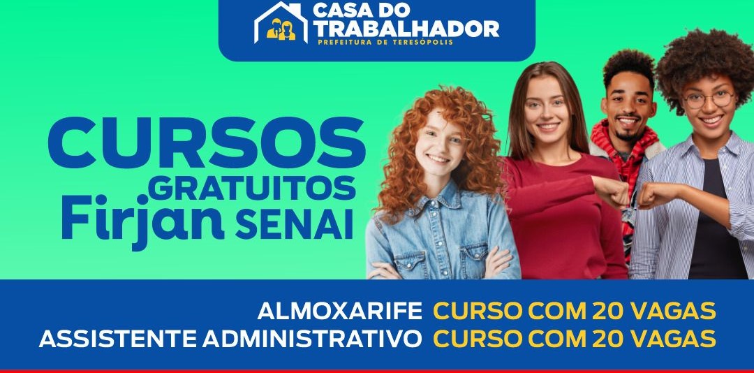 Você está visualizando atualmente Inscrições para os cursos de assistente administrativo e de almoxarife terminam nesta terça, 07/11, na Casa do Trabalhador de Teresópolis