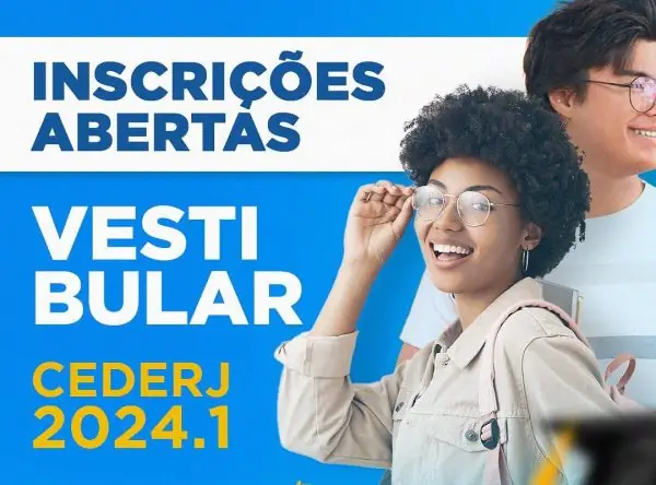 Leia mais sobre o artigo Inscrições para o Vestibular CEDERJ 2024.1 terminam no próximo domingo, dia 12