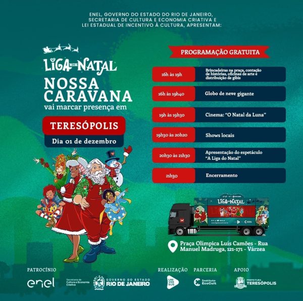 Leia mais sobre o artigo Liga do Natal 2023 hoje em Teresópolis