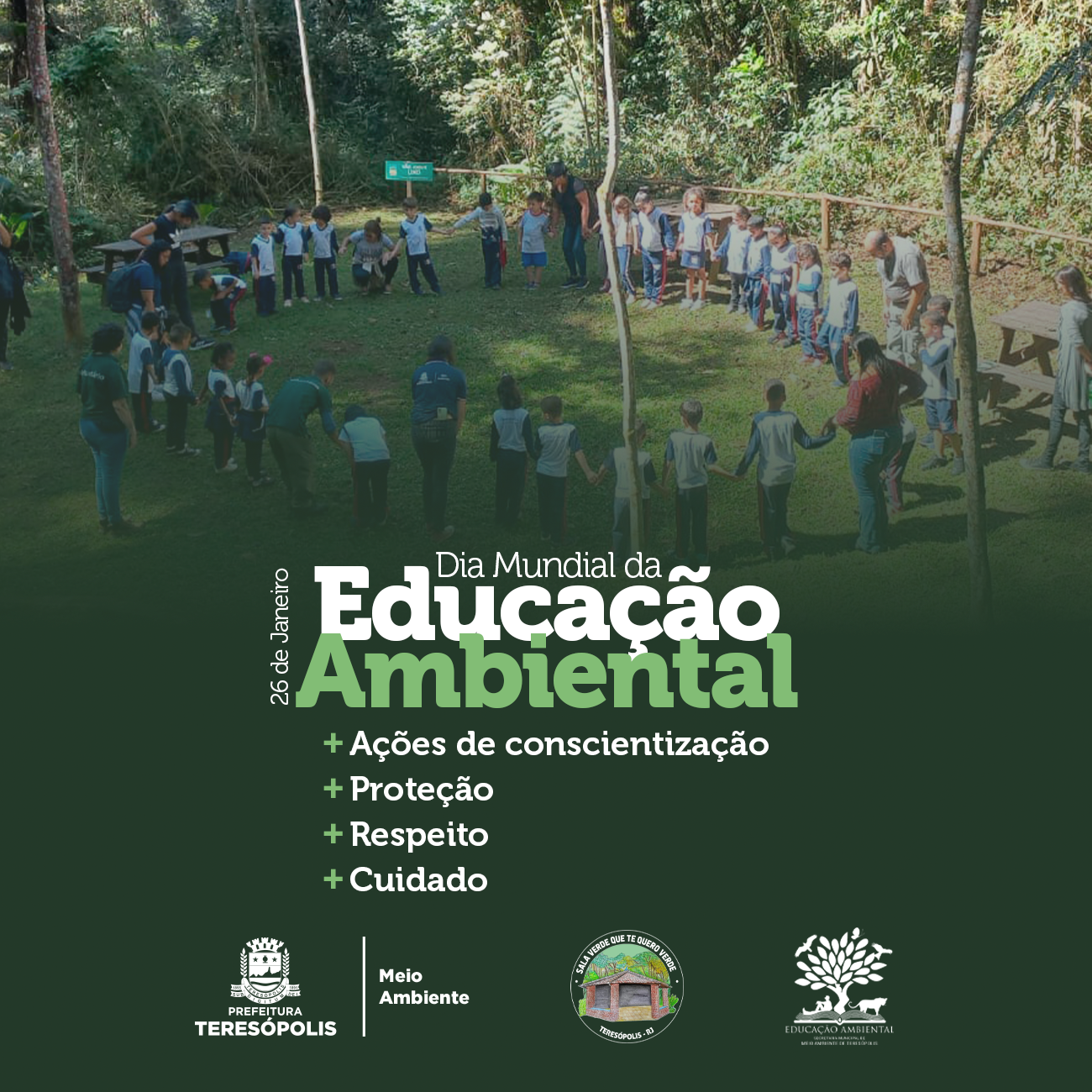 Você está visualizando atualmente Você sabia que 26 de janeiro é celebrado o Dia Mundial da Educação Ambiental?