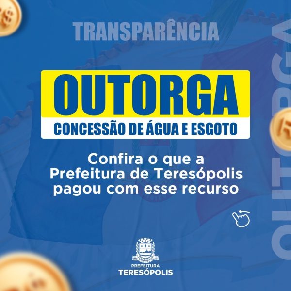 Leia mais sobre o artigo Transparência: Teresópolis divulga destinação dos R$ 107 milhões da outorga da concessão de água e esgoto