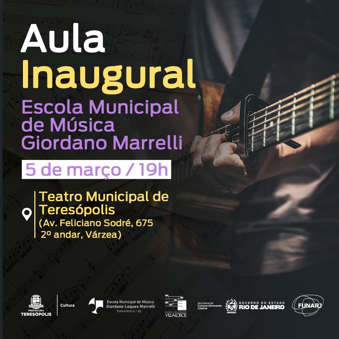 No momento, você está visualizando Concerto abre ano letivo na Escola Municipal de Música de Teresópolis