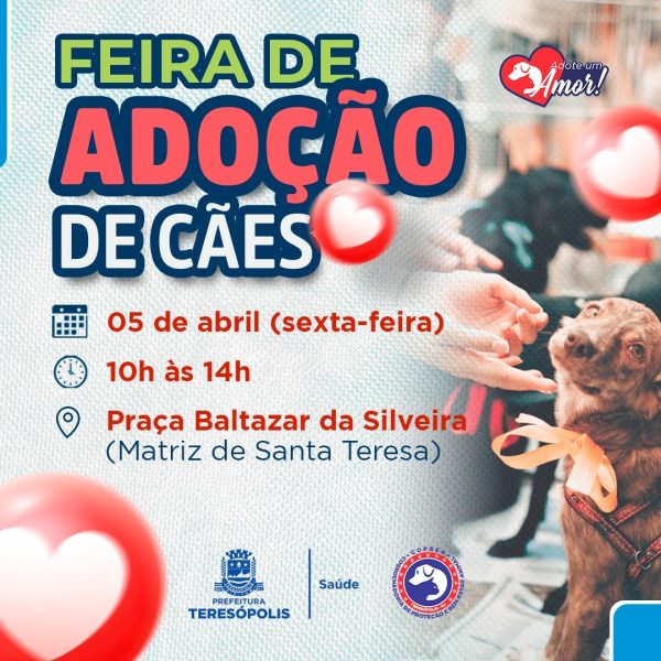 Leia mais sobre o artigo ADOTE UM AMOR: COPBEA realiza mais uma edição da feira de cães nesta sexta na Praça Santa Teresa