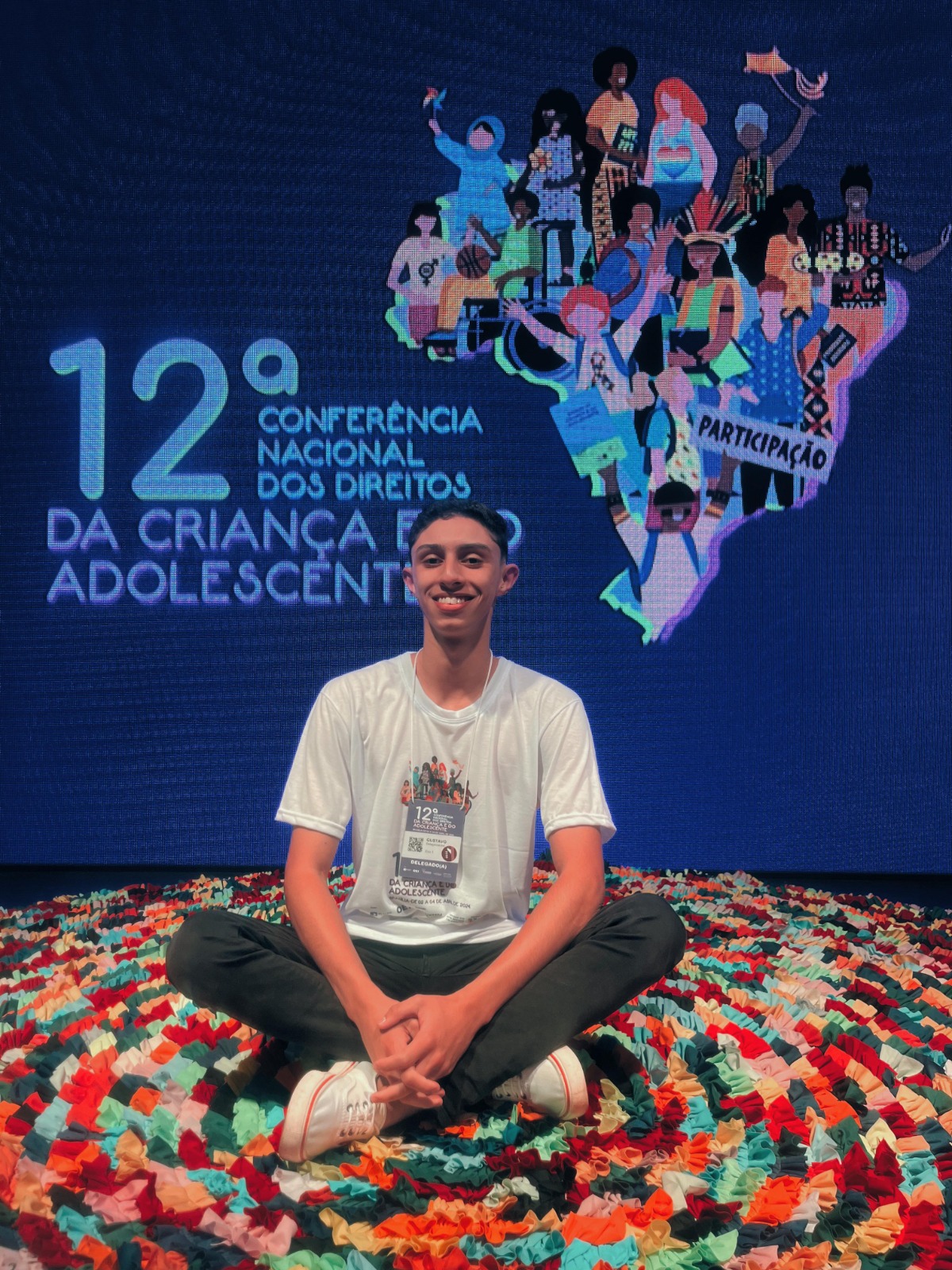 Leia mais sobre o artigo Jovem do Novo PROMAJ Participa da 12ª Conferência Nacional dos Direitos da Criança e do Adolescente em Brasília