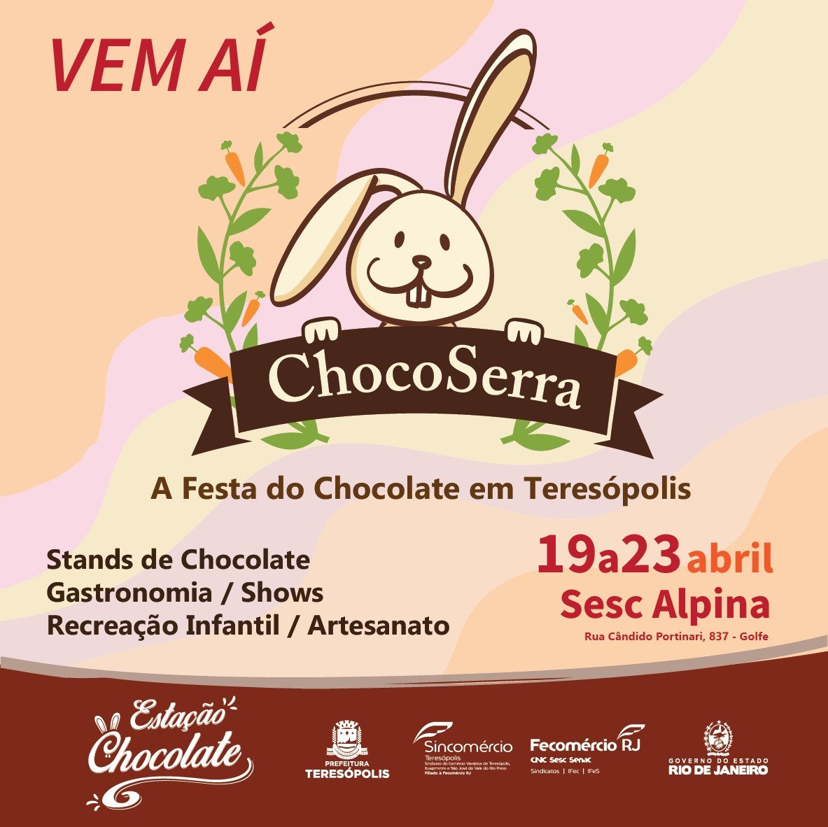 Leia mais sobre o artigo ChocoSerra 2024 será de 19 a 23 de abril, no Sesc Alpina