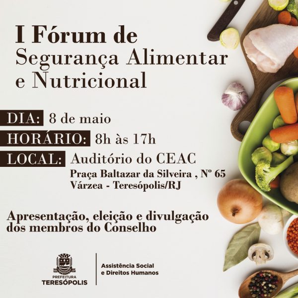 Leia mais sobre o artigo Teresópolis realiza I Fórum de Segurança Alimentar e Nutricional