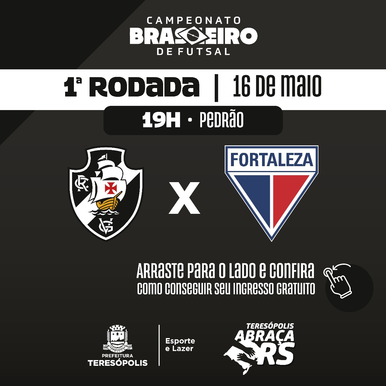 No momento, você está visualizando Campeonato Brasileiro de Futsal: Teresópolis será a casa do time Vasco da Gama
