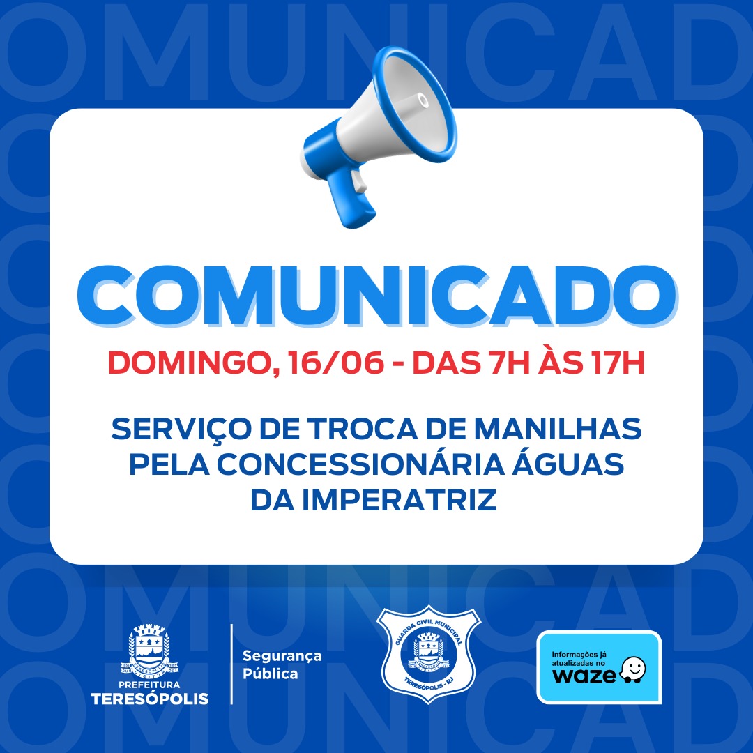 Leia mais sobre o artigo COMUNICADO: Interdição da Rua Monte Líbano neste domingo, 16, para troca de manilhas
