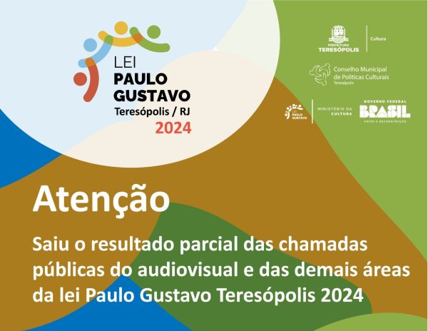 Leia mais sobre o artigo Teresópolis divulga resultado parcial dos projetos contemplados pela Lei Paulo Gustavo