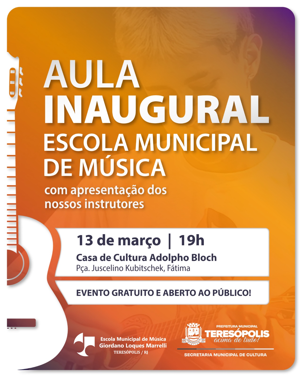 Leia mais sobre o artigo Concerto nesta quinta, 13, na Casa de Cultura, abre o ano letivo da Escola Municipal de Música de Teresópolis