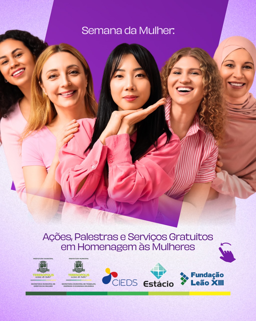 Leia mais sobre o artigo Semana da Mulher: Ações, Palestras e Serviços Gratuitos em Homenagem às Mulheres