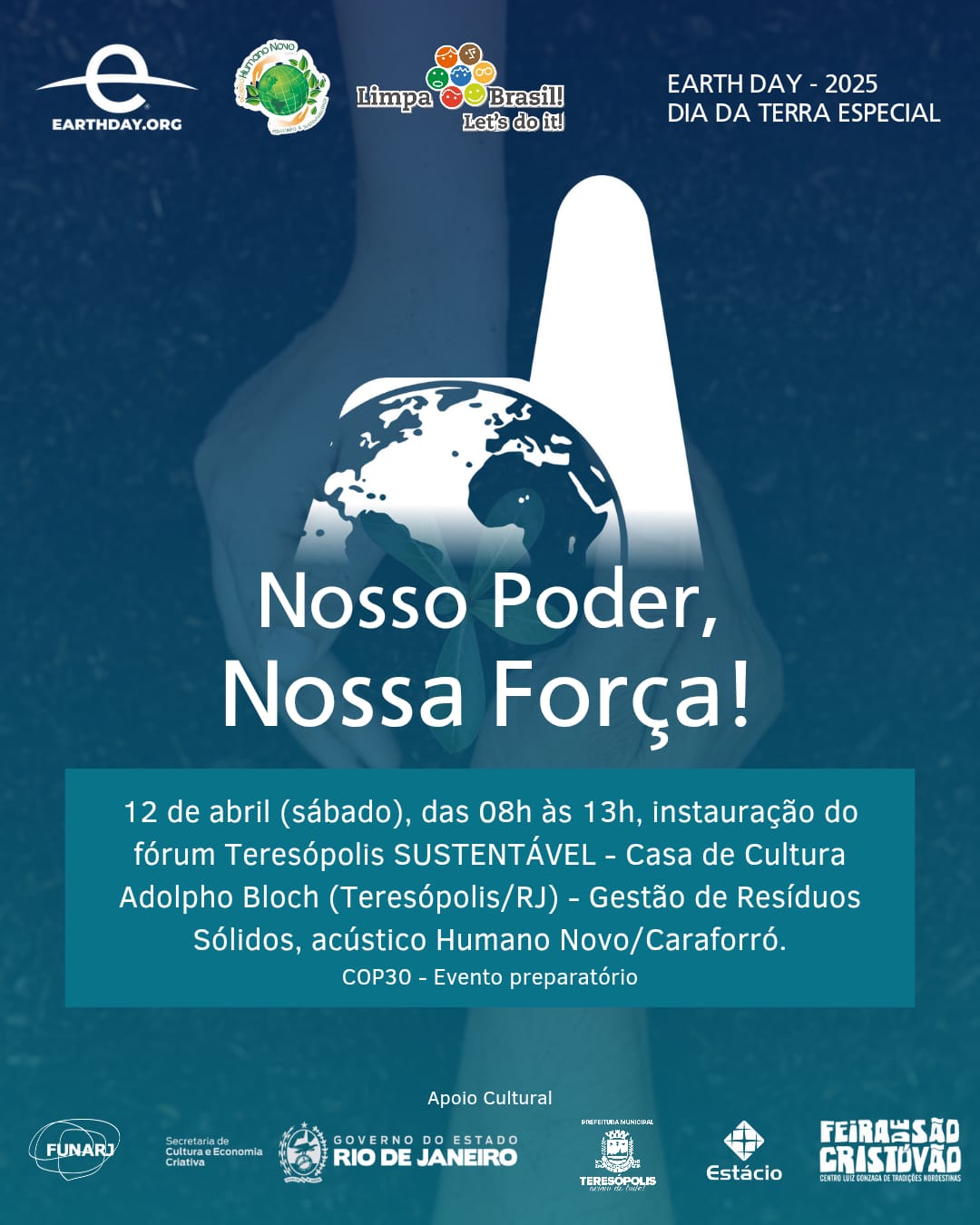 Leia mais sobre o artigo Teresópolis recebe fórum sobre sustentabilidade para celebrar o Dia da Terra