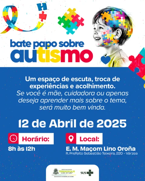 Leia mais sobre o artigo SMS promove evento de conscientização sobre o Autismo