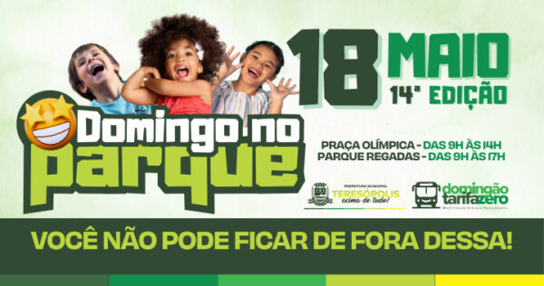 Leia mais sobre o artigo 14ª edição do ‘Domingo no Parque’: muita diversão, lazer e entretenimento para toda a família!