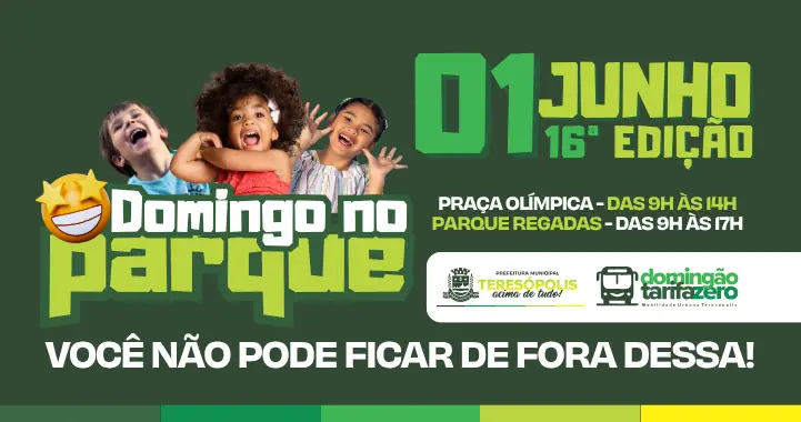 No momento, você está visualizando Domingo no Parque = espaços públicos com mais vida, cor e sorrisos!