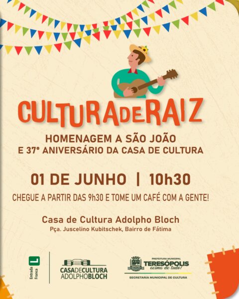 Leia mais sobre o artigo Domingo tem Cultura de Raiz, Feira do Rolo e Música na Matriz em Teresópolis