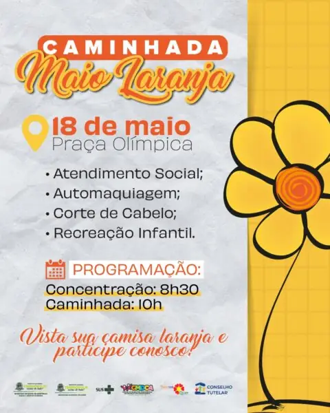 Leia mais sobre o artigo Bem Me Quer Teresópolis e Assistência Social promovem caminhada em prol do Maio Laranja 