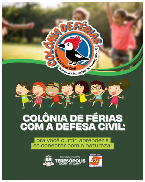 Leia mais sobre o artigo Defesa Civil de Teresópolis promove Colônia de Férias para crianças e adolescentes