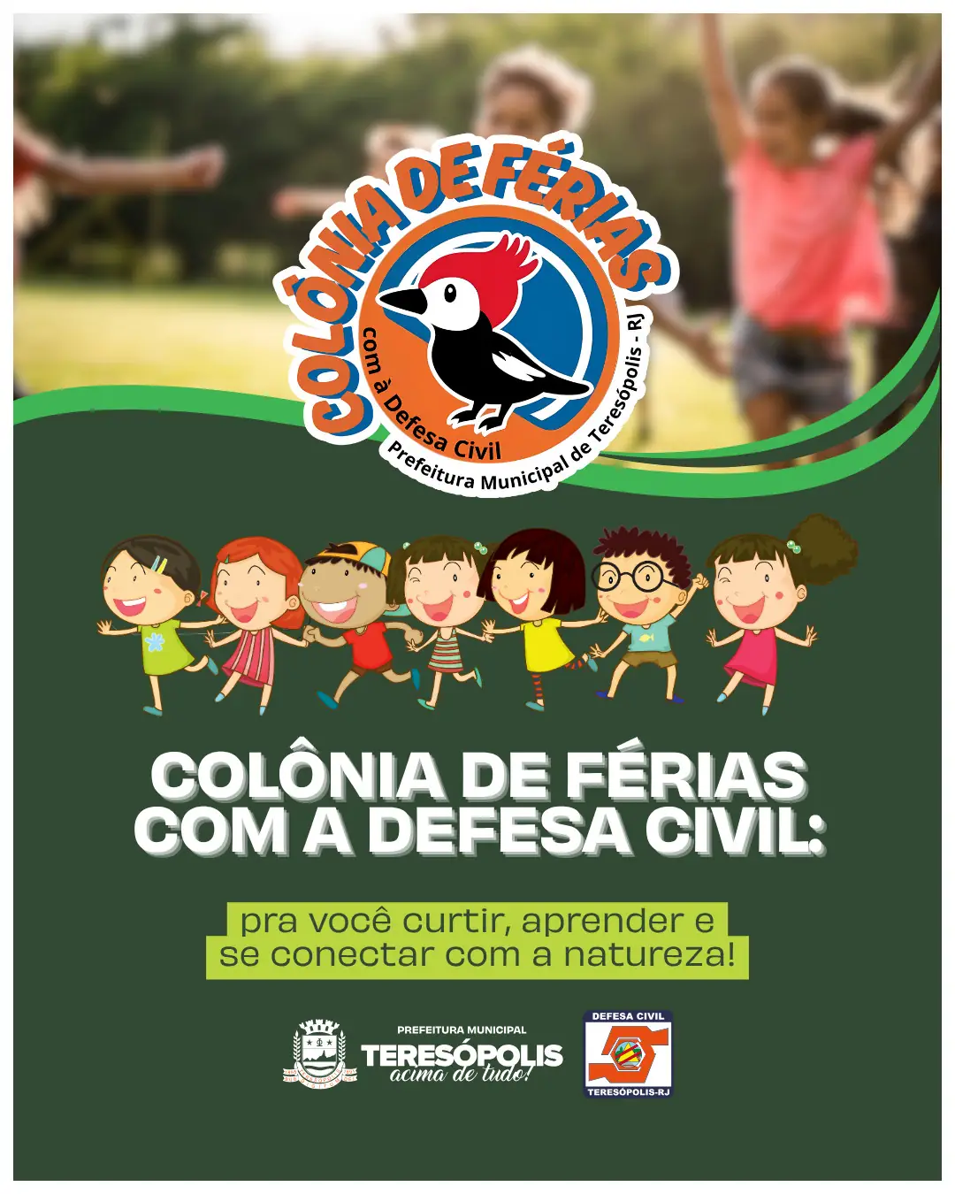No momento, você está visualizando Defesa Civil de Teresópolis promove Colônia de Férias para crianças e adolescentes
