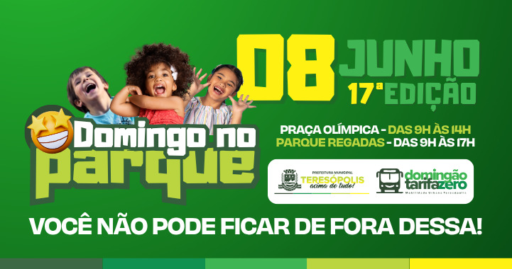 Leia mais sobre o artigo ‘Domingo no Parque’: Neste domingo, dia 8, acontece a 17ª edição desse evento que já virou tradição na cidade