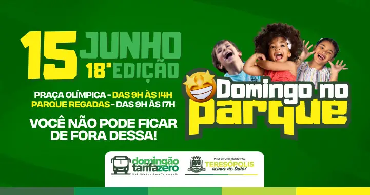 No momento, você está visualizando 18ª Edição do Domingo no Parque: Você Não Pode Ficar de Fora!