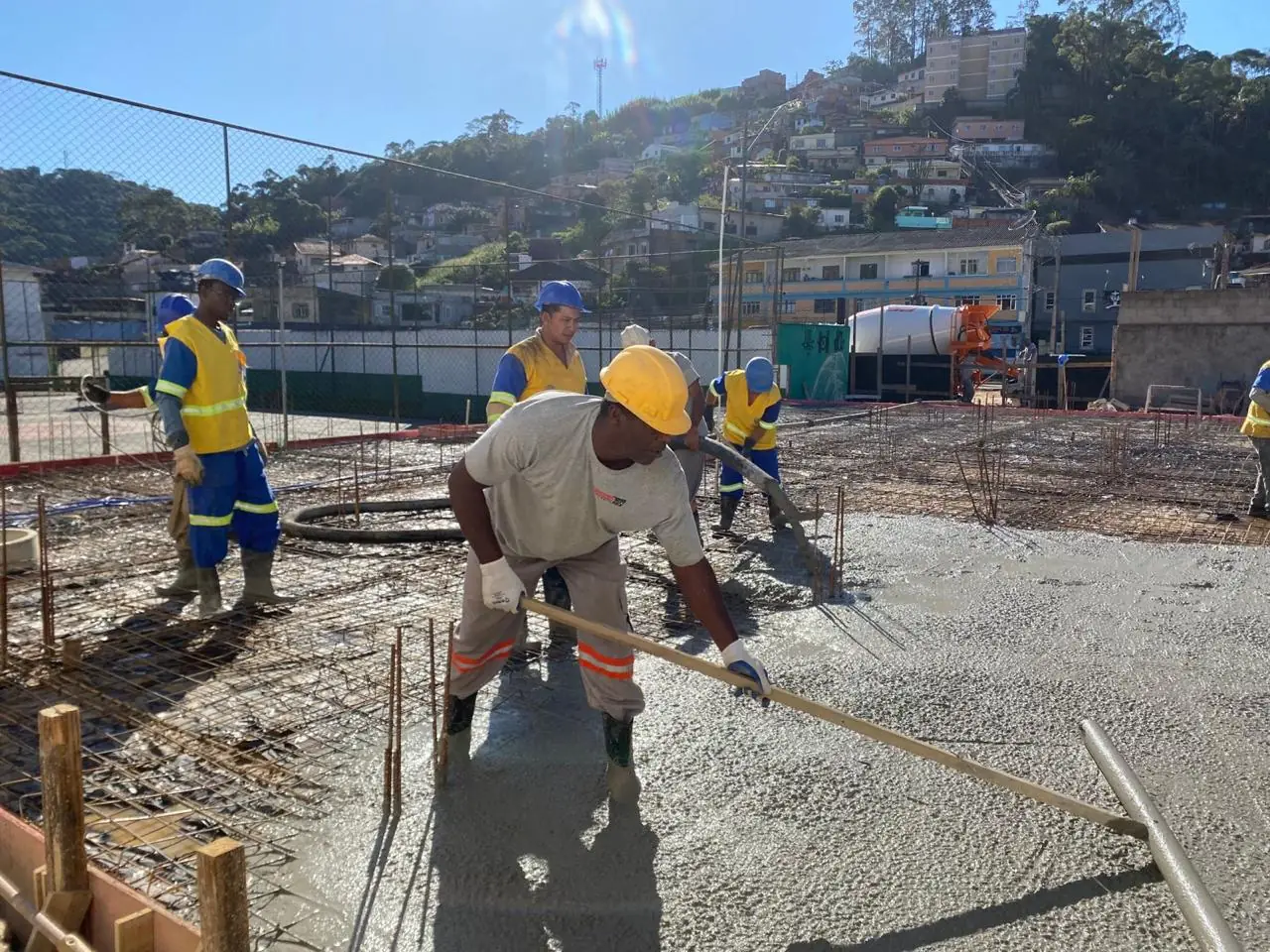 No momento, você está visualizando Obras de reforma, reestruturação e revitalização da Escola Municipal Profª Acliméa, em São Pedro, segue em ritmo acelerado